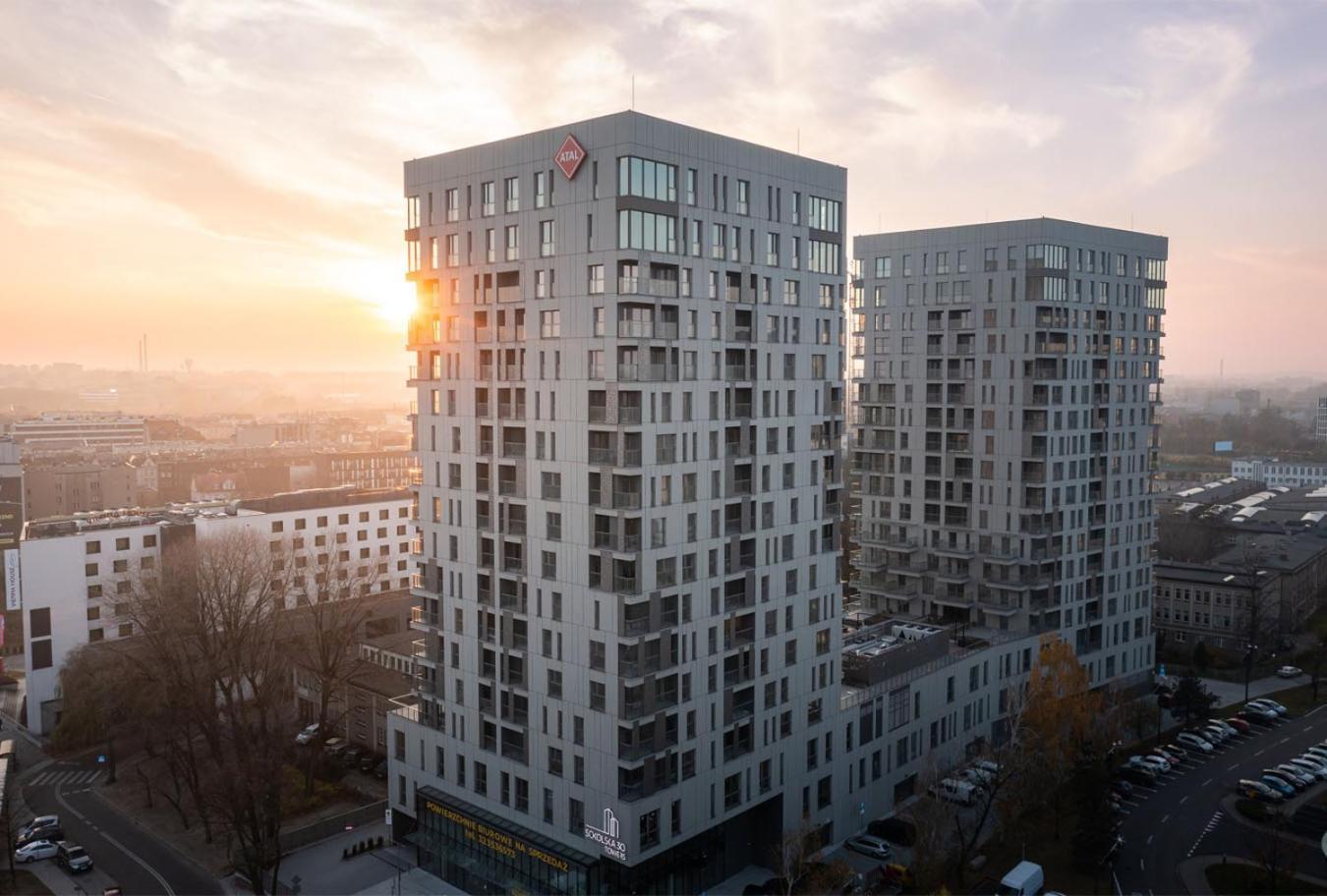 Kairos Apartments -Tower II Premium - Darmowy Parking, Silownia, Sauna - Scisle Centrum Katowice Exteriör bild